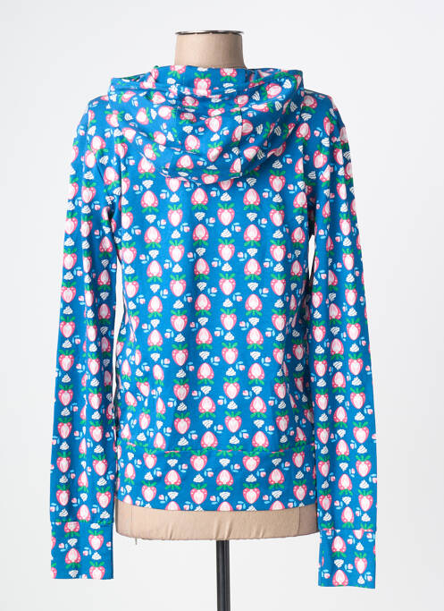Tricou mâneci lungi mâneci lungi albastru BLUTSGESCHWISTER femme