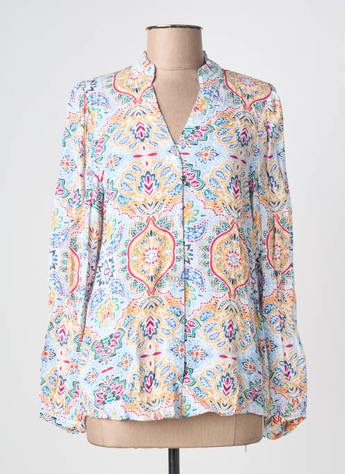 Cămașă imprimeu floral mâneci lungi portocaliu SURKANA femme