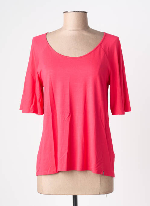 Tricou mâneci trei sferturi mâneci scurte roz BLUTSGESCHWISTER femme