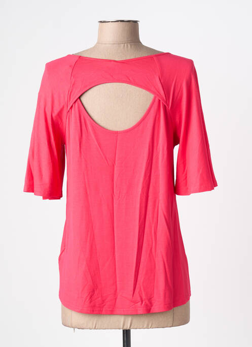 Tricou mâneci trei sferturi mâneci scurte roz BLUTSGESCHWISTER femme