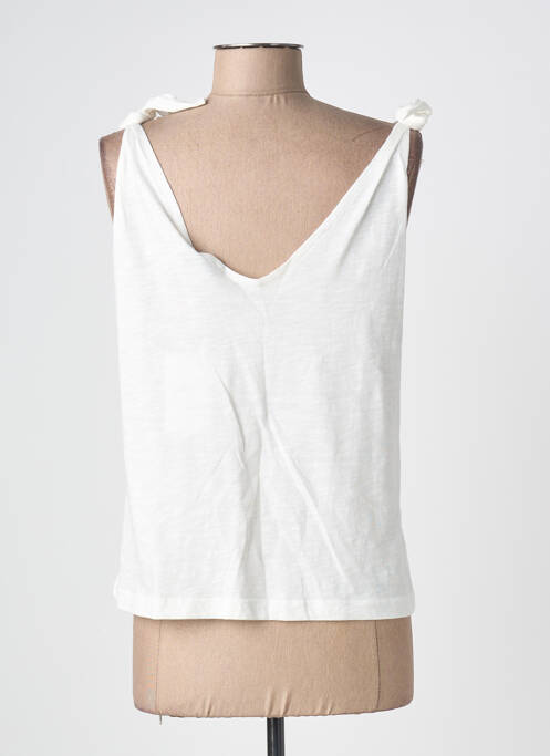 Tricou croială dreaptă bretele subțiri bej MADEMOISELLE YEYE femme