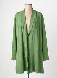 Vestă cu mâneci lungi elasticitate verde BY BASICS femme