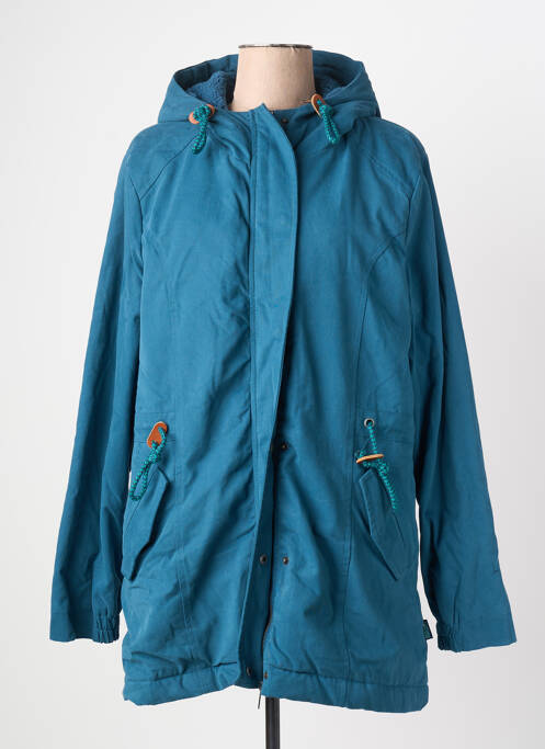Parka mâneci lungi cu glugă albastru TRANQUILLO femme