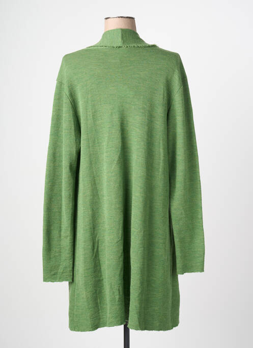 Vestă cu mâneci lungi elasticitate verde BY BASICS femme