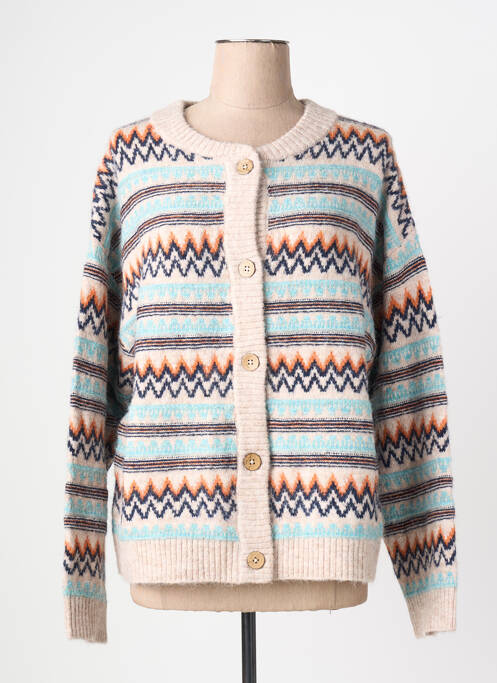 Vestă cu mâneci lungi elasticitate bej WHITE STUFF femme