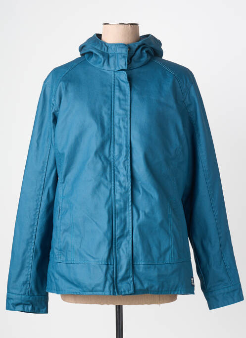 Impermeabil buzunare cu glugă albastru MOUSQUETON femme