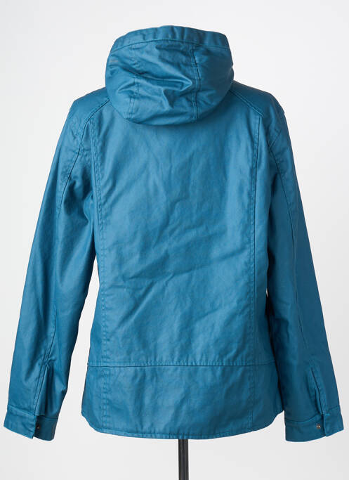 Impermeabil buzunare cu glugă albastru MOUSQUETON femme