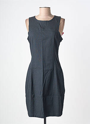 Rochie midi fără mâneci fără mâneci negru SKFK femeie
