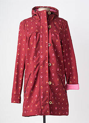 Parka mâneci lungi cu glugă roșu BLUTGESCHWISTER femme