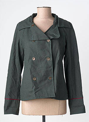 Jachete casual finisaj interior dublat verde KALI YOG femme