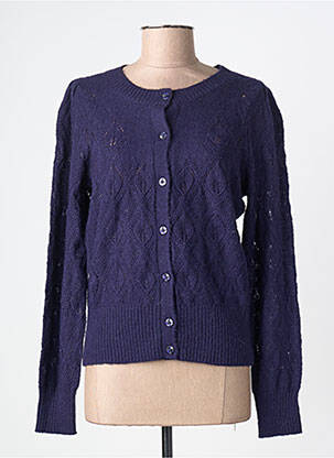 Vestă cu mâneci lungi croială cambrată albastru KING LOUIE femme