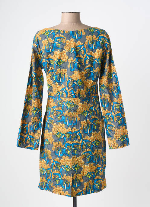 Rochie scurtă mâneci lungi mâneci lungi gri KALI YOG femme