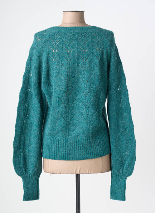 Vestă cu mâneci lungi croială cambrată verde KING LOUIE femme