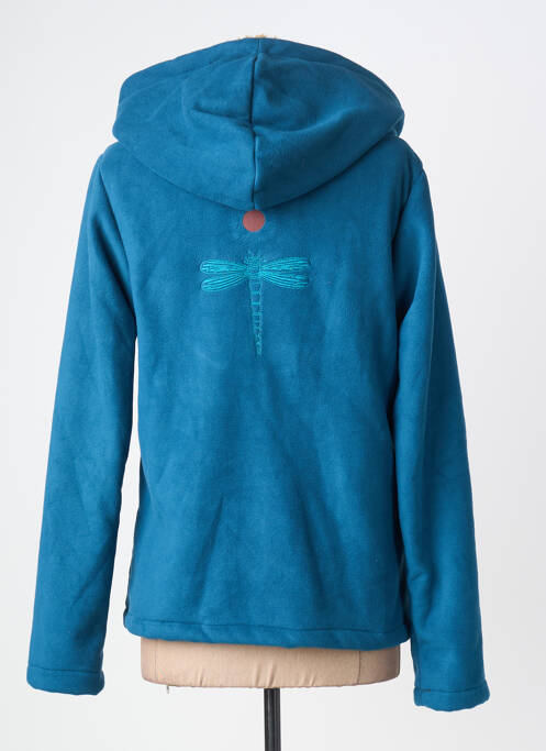 Hanorac cu glugă mâneci lungi mâneci lungi albastru KALI YOG femme