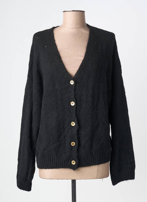 Vestă cu mâneci lungi croială cambrată negru KANOPE femme