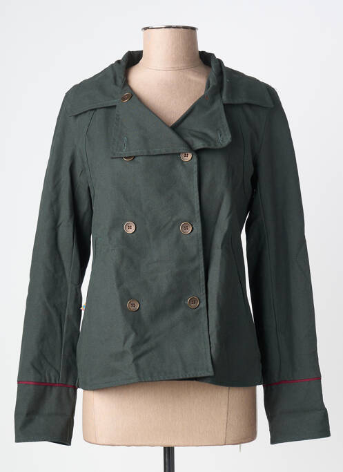 Jachete casual finisaj interior dublat verde KALI YOG femme