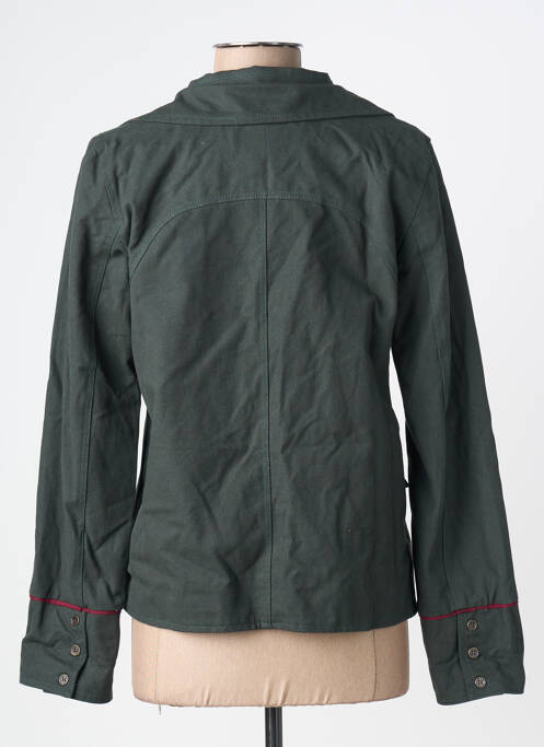 Jachete casual finisaj interior dublat verde KALI YOG femme