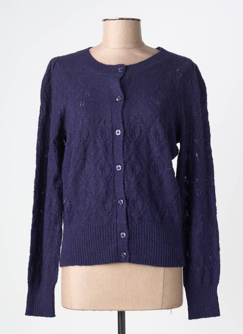 Vestă cu mâneci lungi croială cambrată albastru KING LOUIE femme