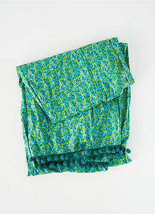 Eșarfă țesătură poplin verde BLA-BLA femme