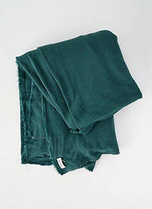 Eșarfă cusături întărite verde BY BASICS femeie