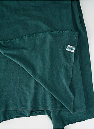 Eșarfă cusături întărite verde BY BASICS femeie