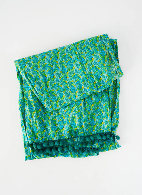 Eșarfă țesătură poplin verde BLA-BLA femme
