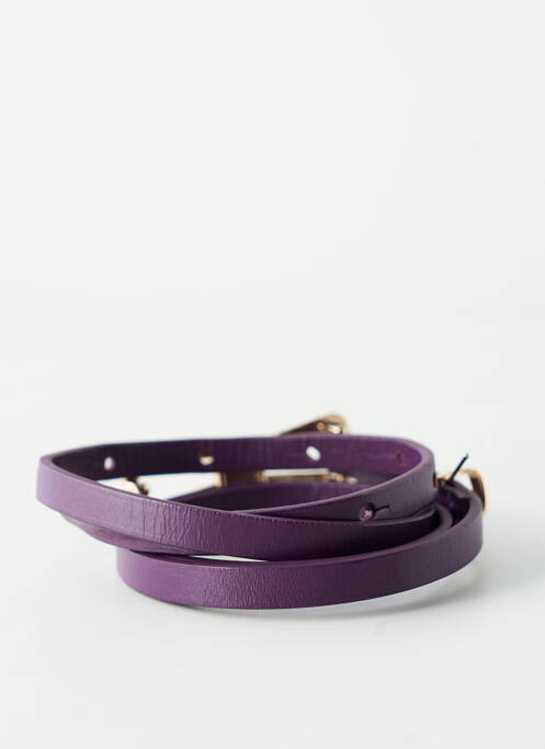 Curea efect material satinat violet KING LOUIE femme