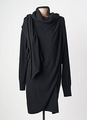 Rochie pulover elasticitate mâneci lungi negru ESSENTIEL ANTWERP femeie