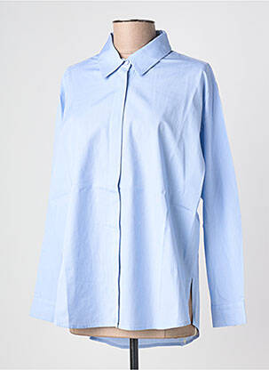 Cămașă croială dreaptă mâneci lungi albastru ANDREA LEV femme