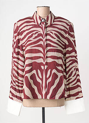 Cămașă țesătură crep mâneci lungi roșu ESSENTIEL ANTWERP femme