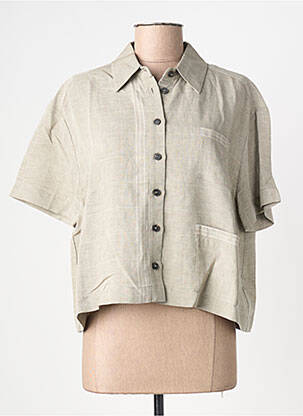 Cămașă mâneci scurte mâneci scurte gri PHISIQUE DU ROLE femme