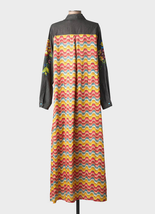 Rochie lungă mâneci lungi mâneci lungi negru ME369 femme