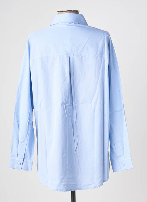 Cămașă croială dreaptă mâneci lungi albastru ANDREA LEV femme
