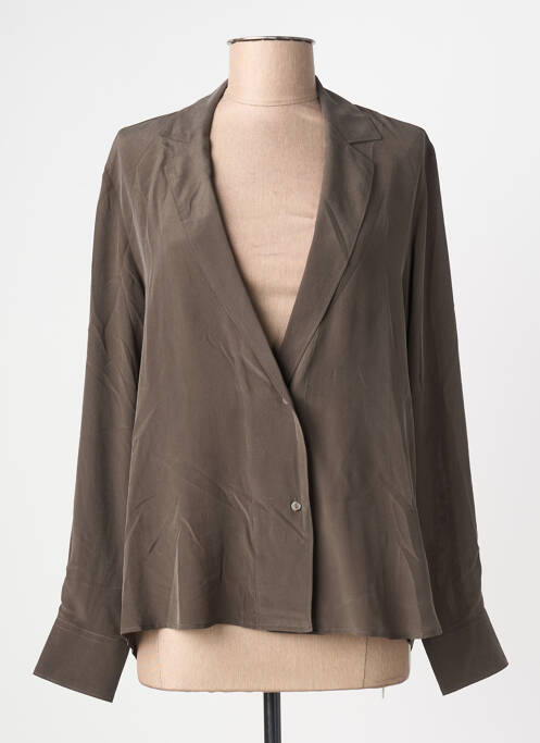 Sacou mâneci lungi maro DIEGA femme