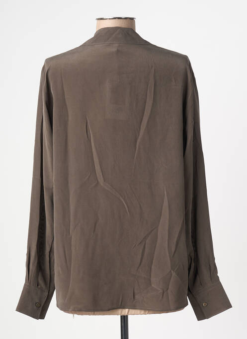 Sacou mâneci lungi maro DIEGA femme