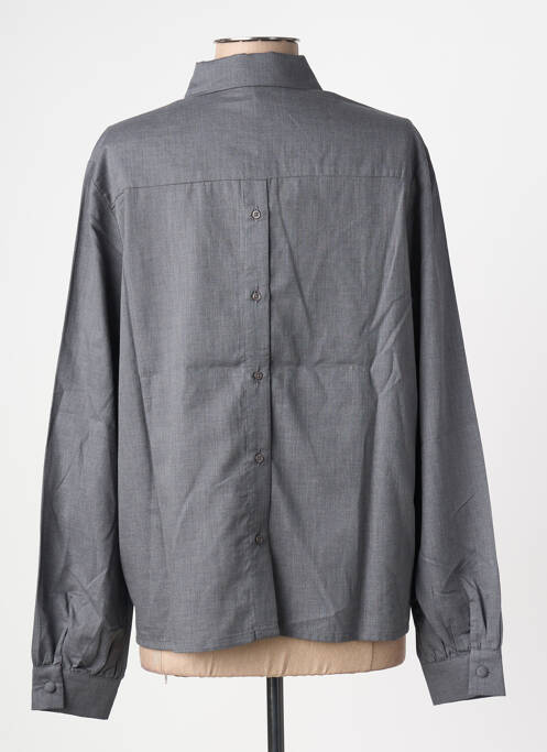 Cămașă croială dreaptă mâneci lungi gri ANDREA LEV femme