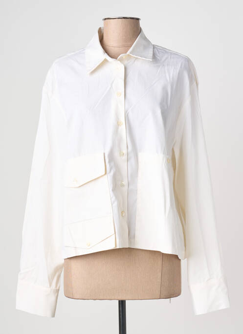 Cămașă croială dreaptă mâneci lungi bej PHISIQUE DU ROLE femme