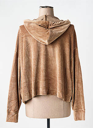 Jachete casual guler rotund maro MAJESTIC FILATURES femeie