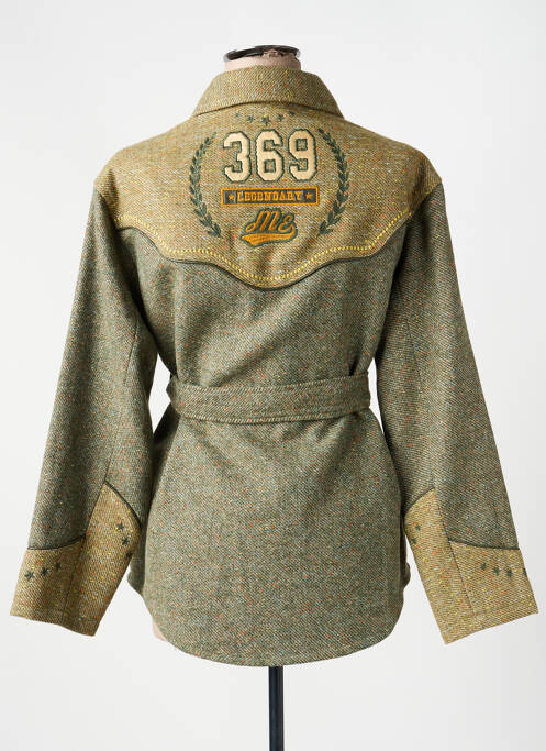 Jachete casual epoleți verde ME369 femme