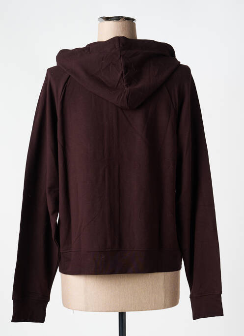 Jachete casual guler rotund violet MAJESTIC FILATURES femme