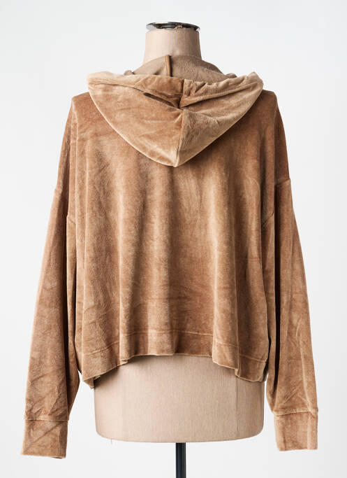 Jachete casual guler rotund maro MAJESTIC FILATURES femme