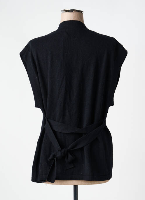 Vestă fără mâneci plasă fină negru NOTSHY femme