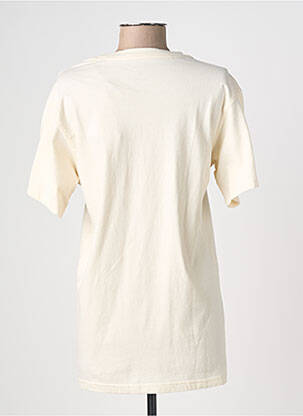 Tricou serigrafie mâneci scurte bej NEWTONE femeie