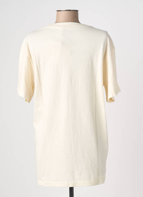 Tricou serigrafie mâneci scurte bej NEWTONE femme