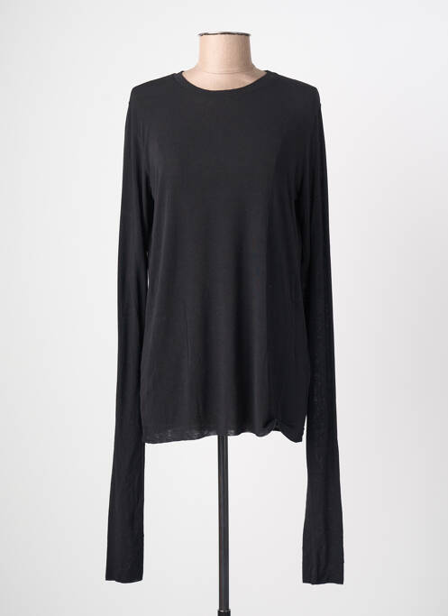 Top țesătură jersey mâneci lungi negru PHISIQUE DU ROLE femme