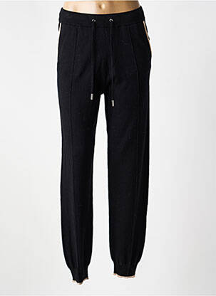Pantalon drept talie elastică negru NOTSHY femeie