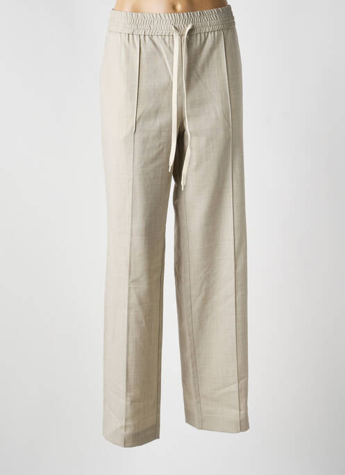 Pantalon drept talie elastică gri PHISIQUE DU ROLE femme