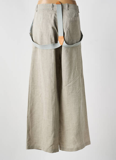 Pantalon evazat talie elastică gri PHISIQUE DU ROLE femme