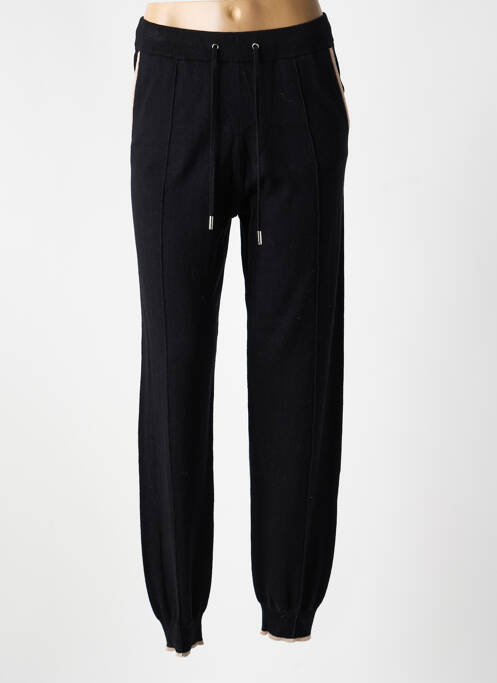 Pantalon drept talie elastică negru NOTSHY femme