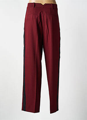 Pantalon drept țesătură poplin mărime normală roșu ESSENTIEL ANTWERP femeie